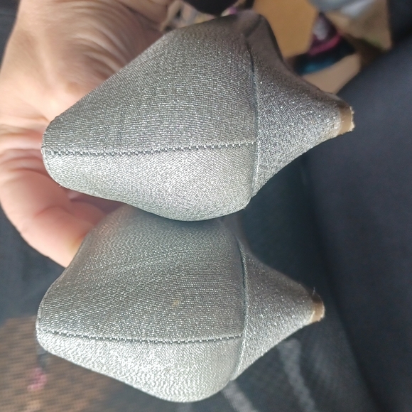 Nina Glittery wedges, silver, 5.5 - Picture 6 of 7